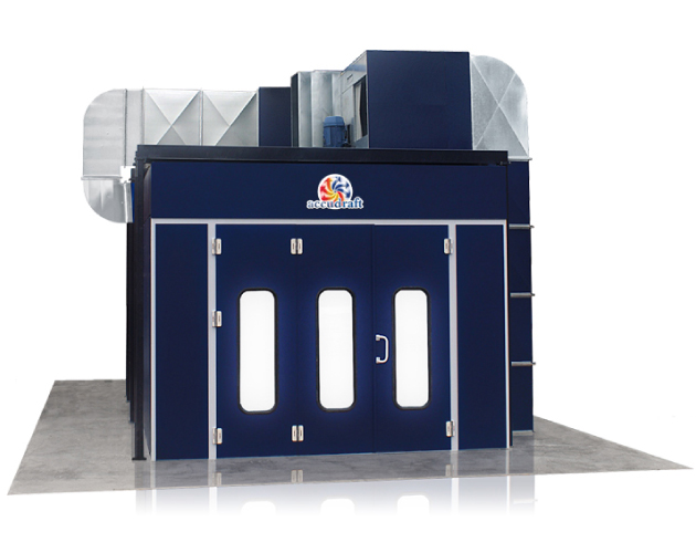 Overhead Paint Booth Air Makeup System