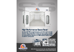 SS Space Saver Paint Booth Specifications