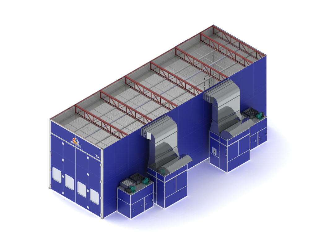 Accudraft TX Truck paint booth