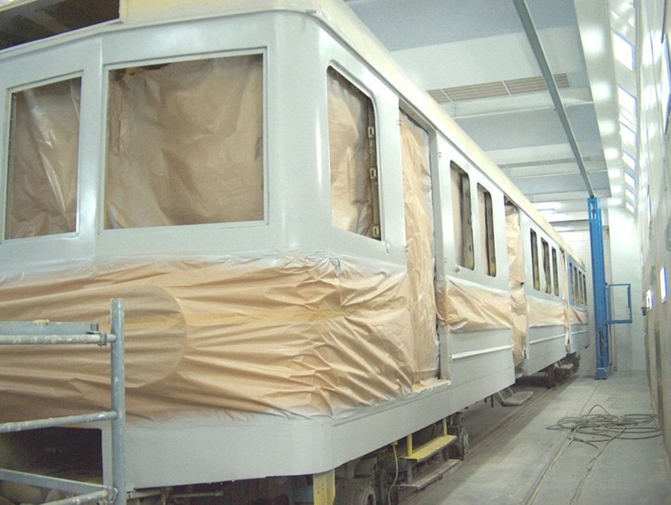 Paint Booths for the Railcar finishing industry