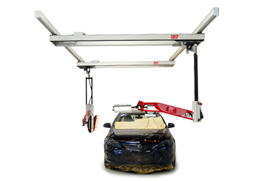 Accudraft Infrared Curing Rail Mounted System