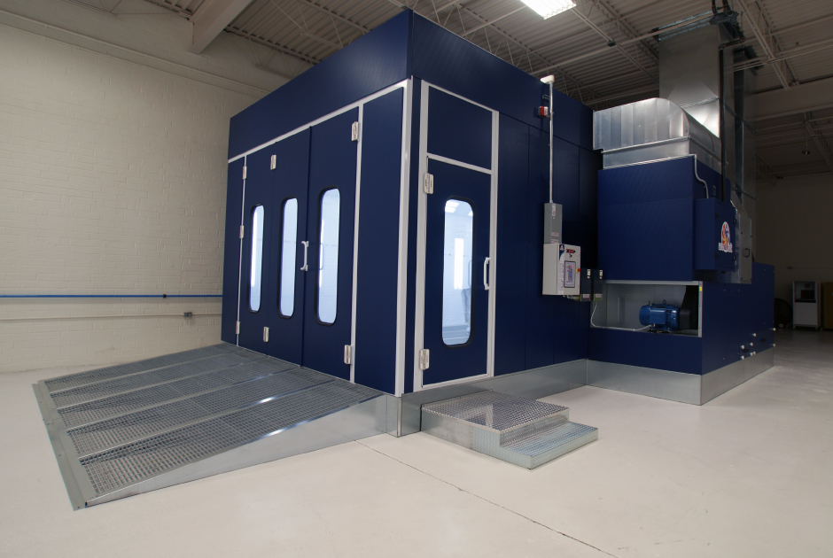 Col-Met True Downdraft Paint Booth with Floor Grate