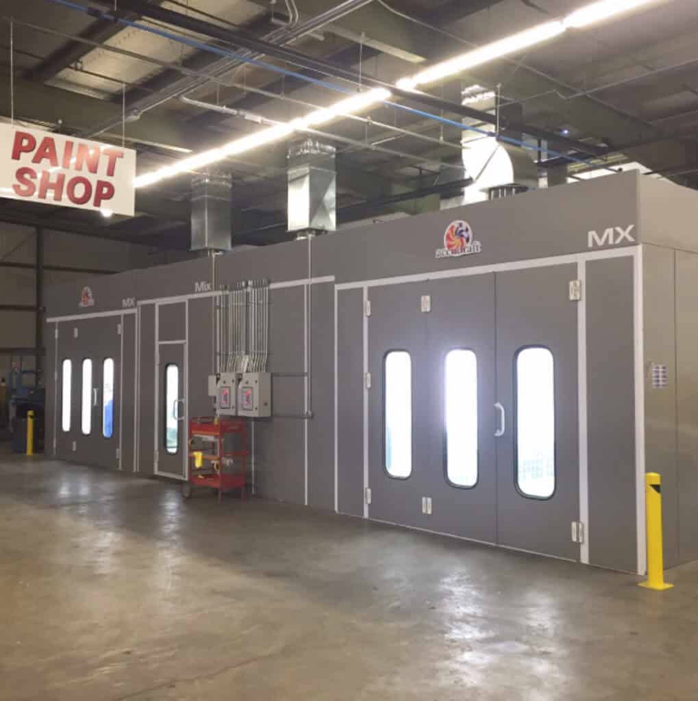 MX Paint Booth by Accudraft at Giannini's Auto Body Shop