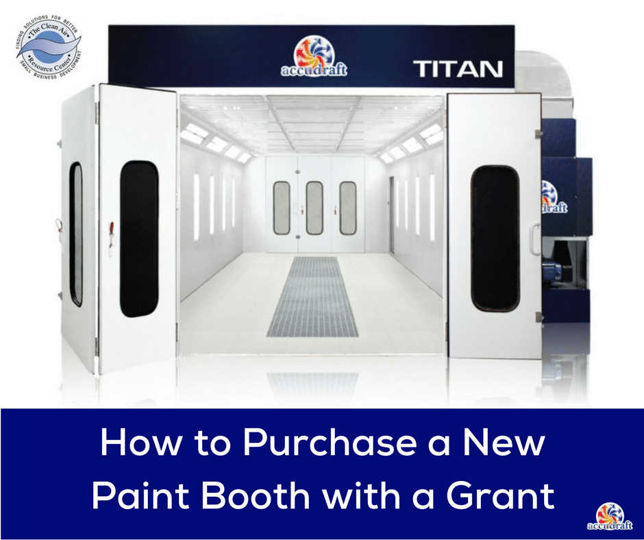 How to Purchase a New Paint Booth with a Grant