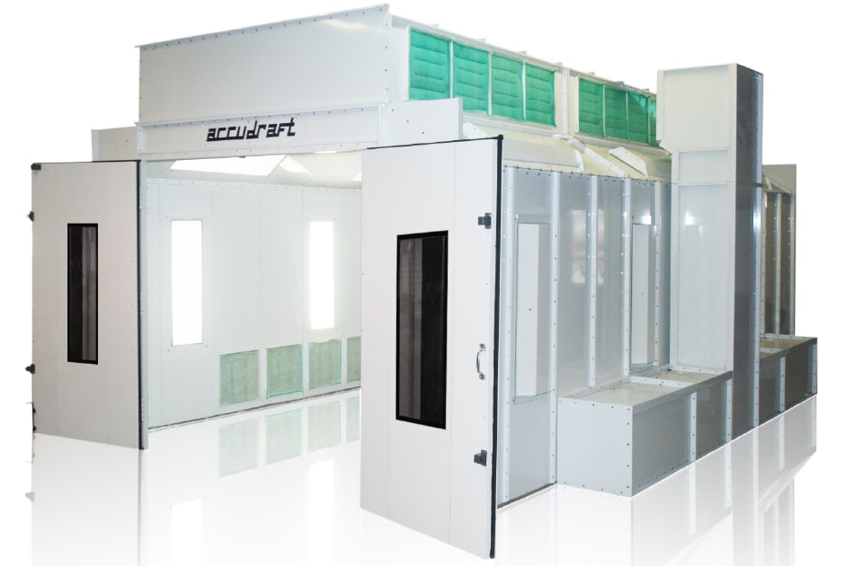 ITALIA Downdraft Paint Booth - Accudraft