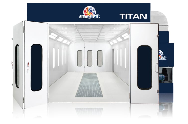 Titan Downdraft Paint Booth - Accudraft