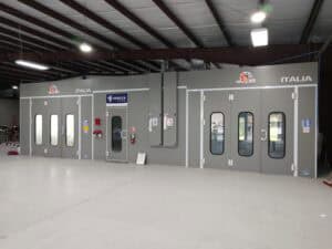 Accudraft Italia downdraft paint booths 