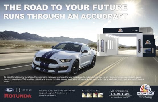 ACCUDRAFT EQUIPMENT NOW AVAILABLE AS PART OF THE FORD ROTUNDA DEALER EQUIPMENT PROGRAM