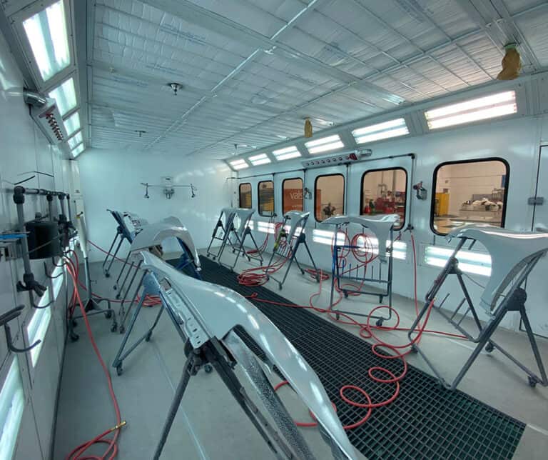 SherwinWilliams Training Center Paint Booth Case Study Leading