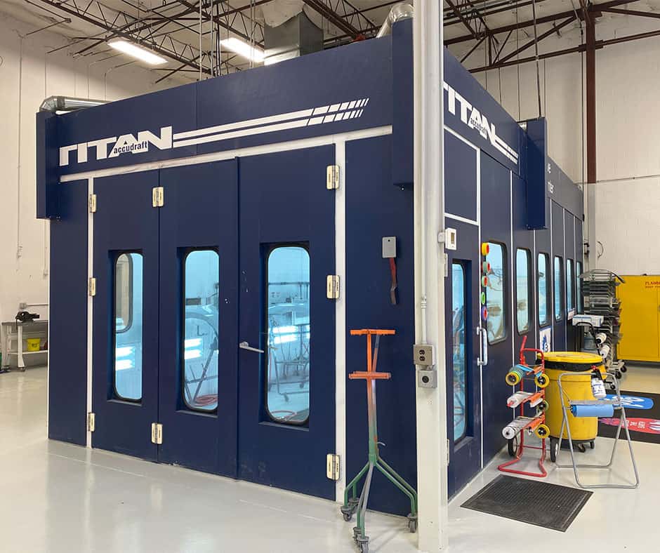 SherwinWilliams Training Center Paint Booth Case Study Leading