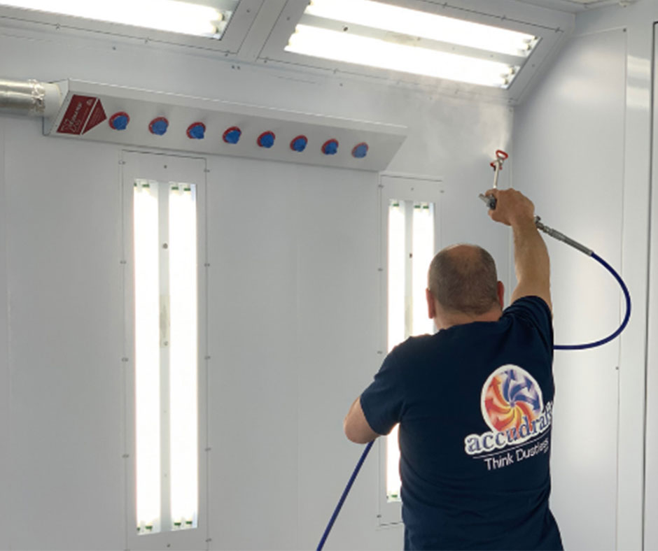 Paint Booth Cleaning – What Not to Do