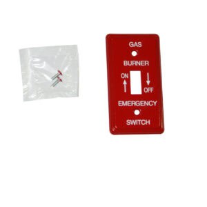 Gas Emergency On/Off Switch Plate